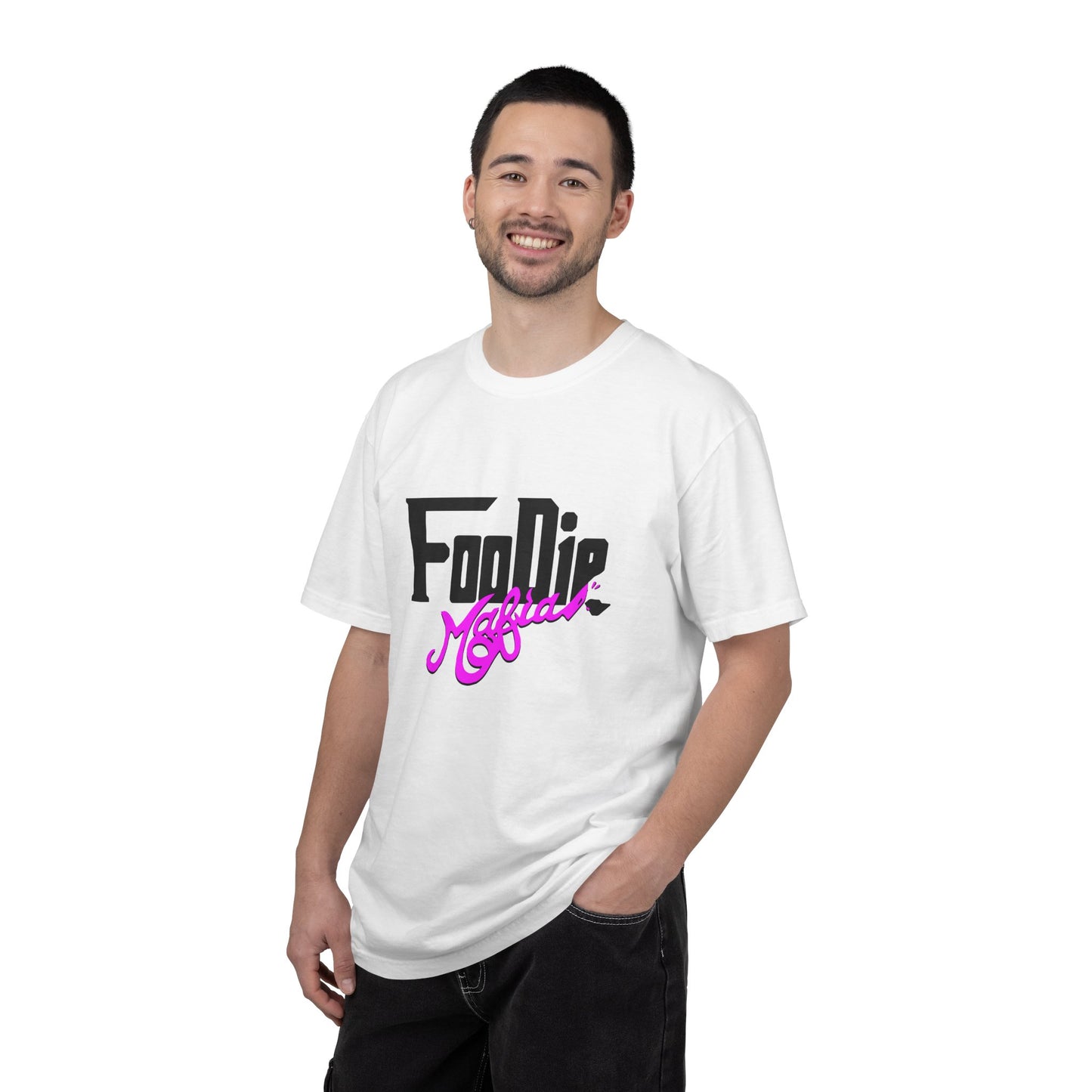 L.O.E.F Foodie Mafia Unisex Tee Shirt (Bright Purple)