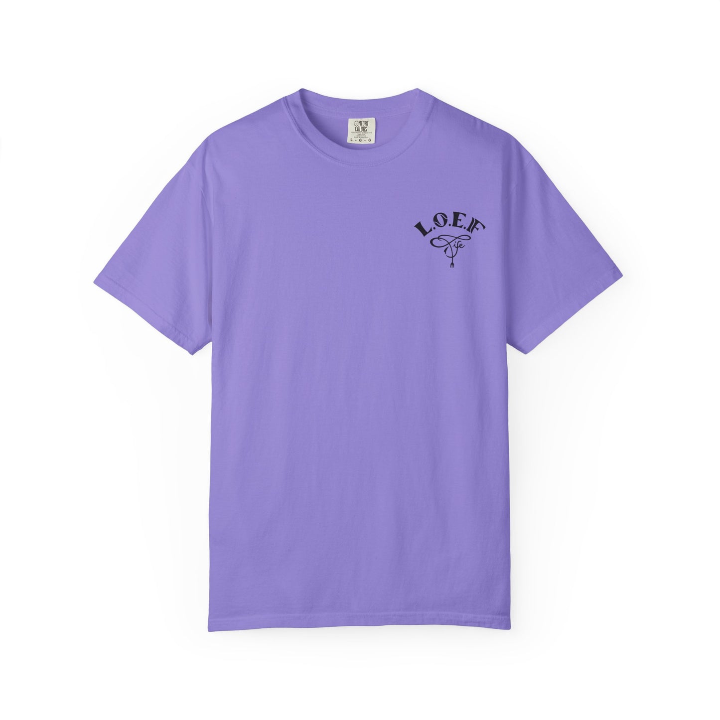 L.O.E.F Foodie 4Life Certified Unisex Tee Shirt (Black)