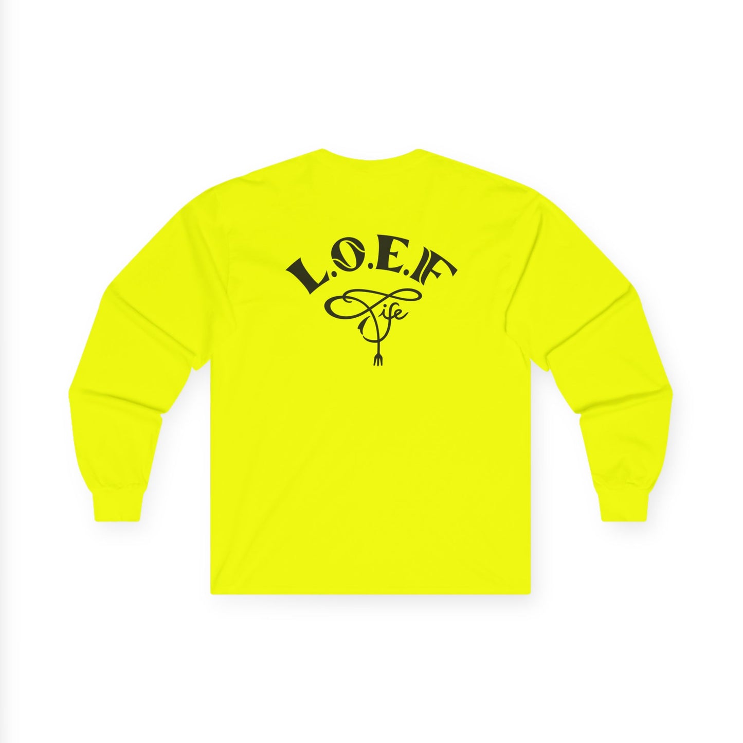 L.O.E.F Foodie 4Life Vegan Long Sleeve Tee (Dark Blue)