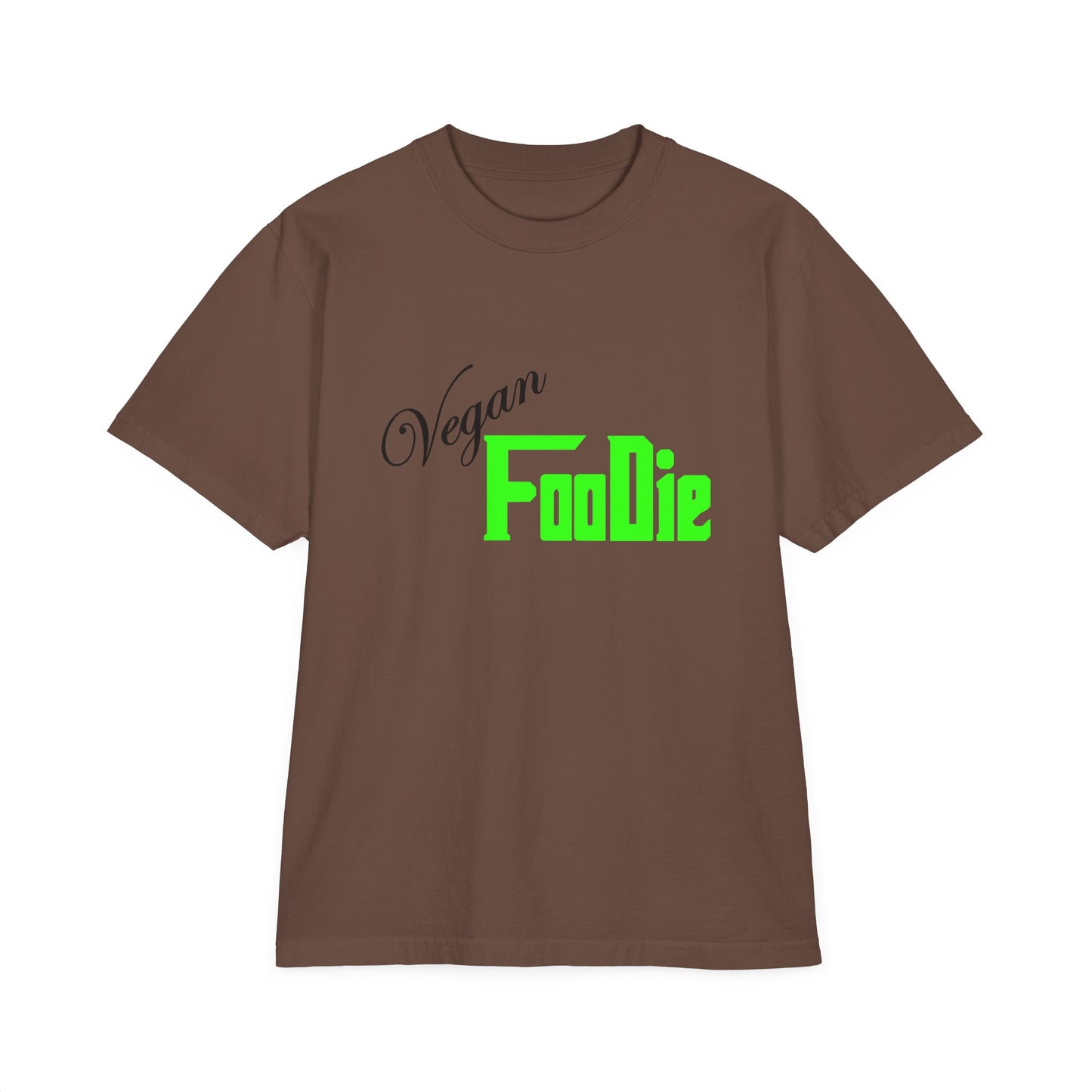 L.O.E.F Unisex Vegan Foodie Tee Shirt (Neon Green)
