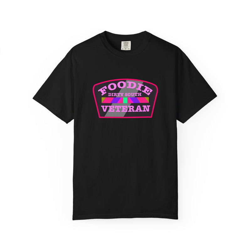 L.O.E.F Foodie Veteran DIRTY SOUTH Unisex Tee Shirt (Pink)