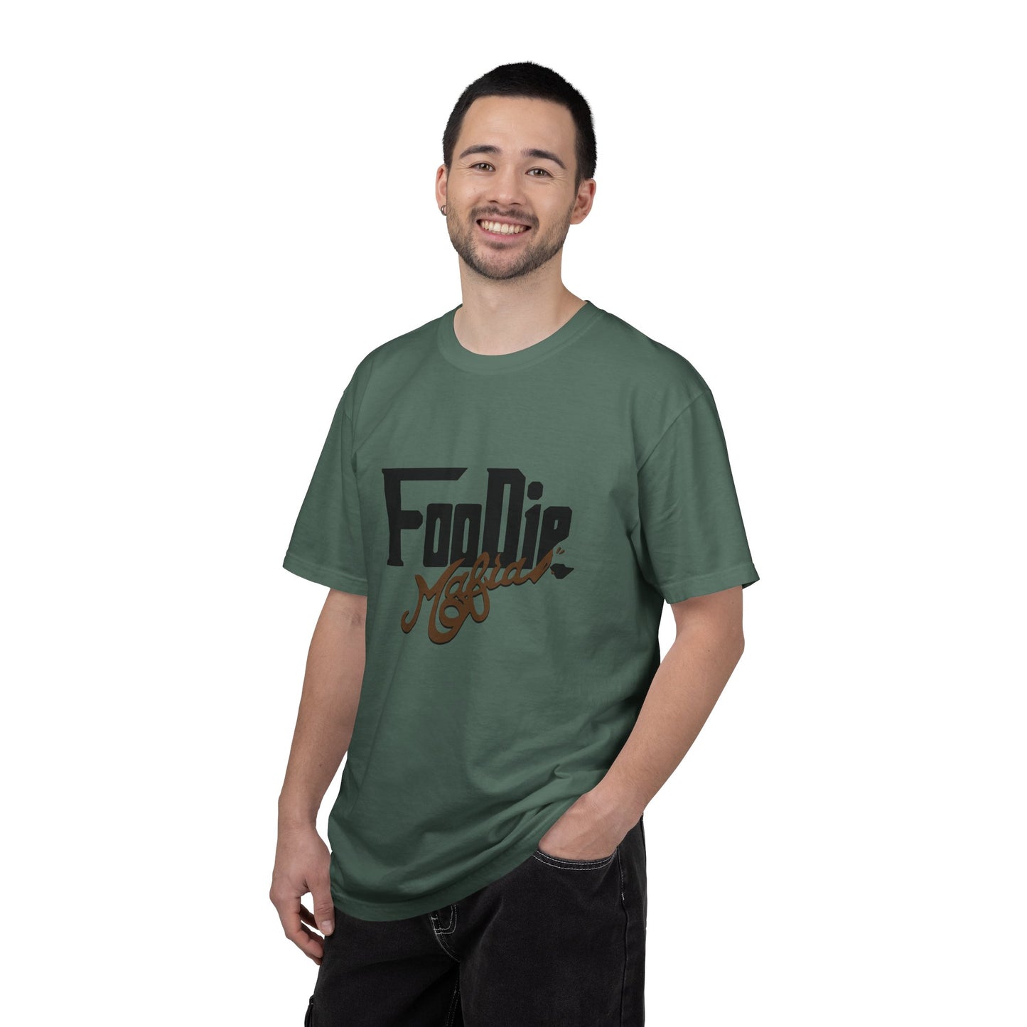 L.O.E.F Foodie Mafia Unisex Tee shirt (Dark Brown)