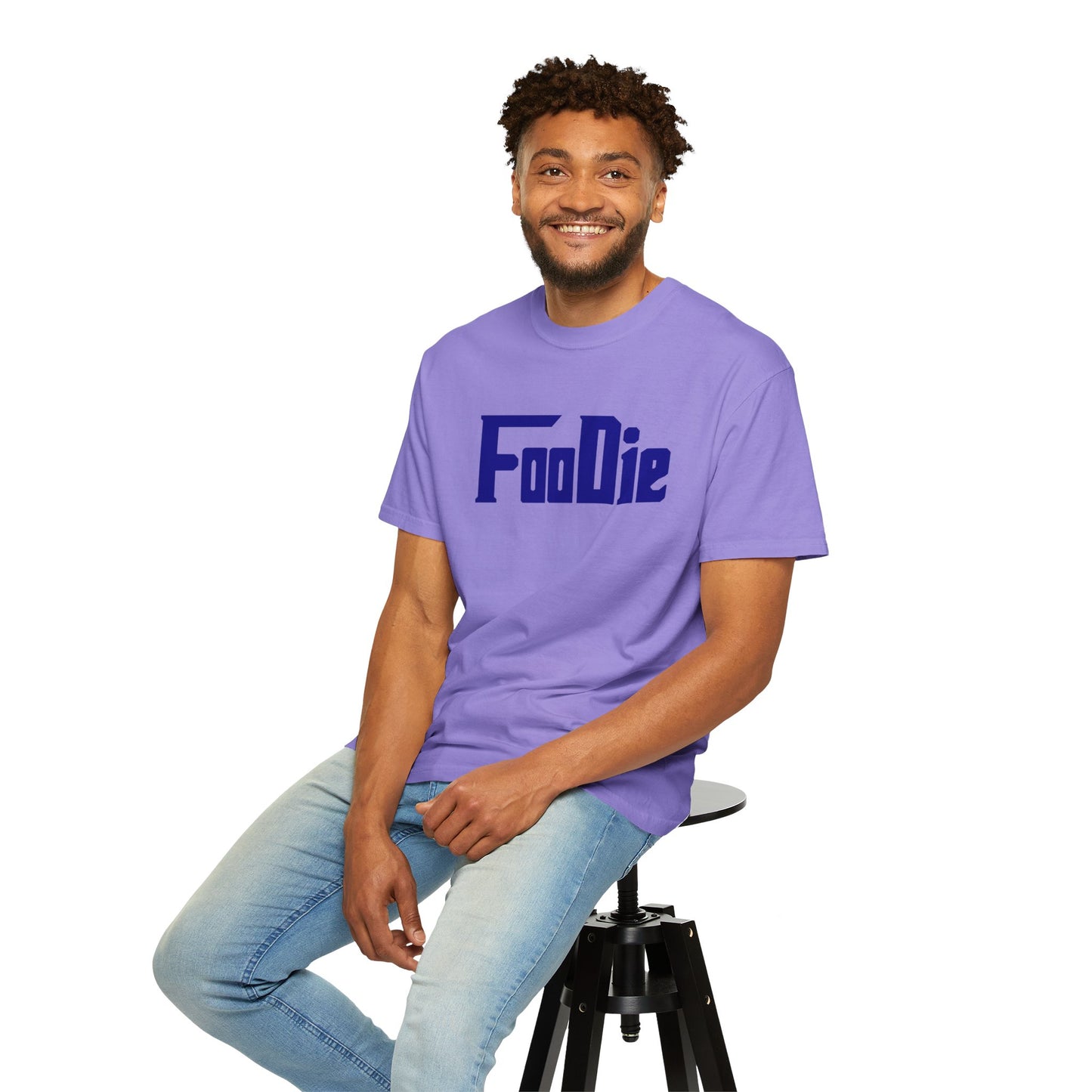 L.O.E.F Foodie Unisex Tee Shirt (Dark Blue)