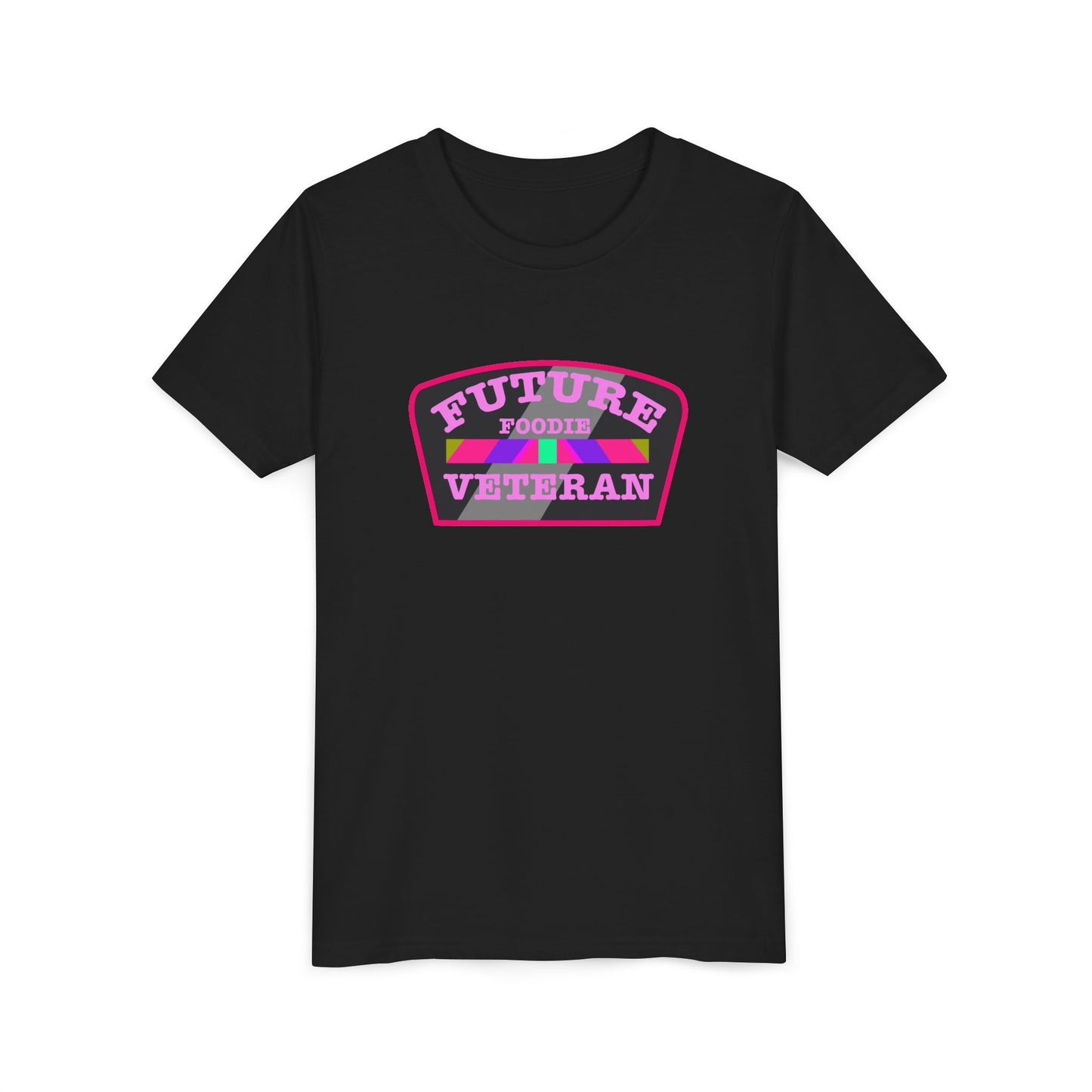 L.O.E.F Future Foodie Veteran Kids Tee Shirt (Pink)