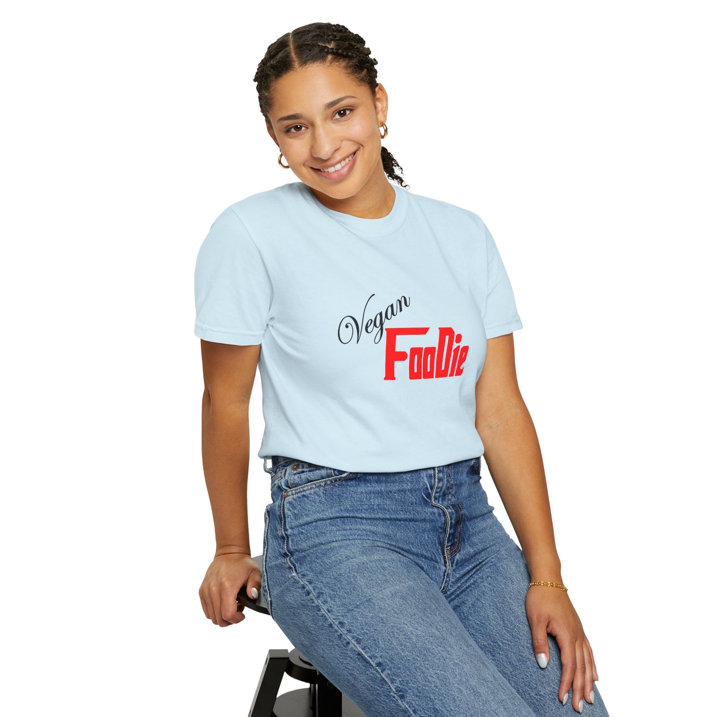 L.O.E.F Unisex Vegan Foodie Tee Shirt (Fiery Red)