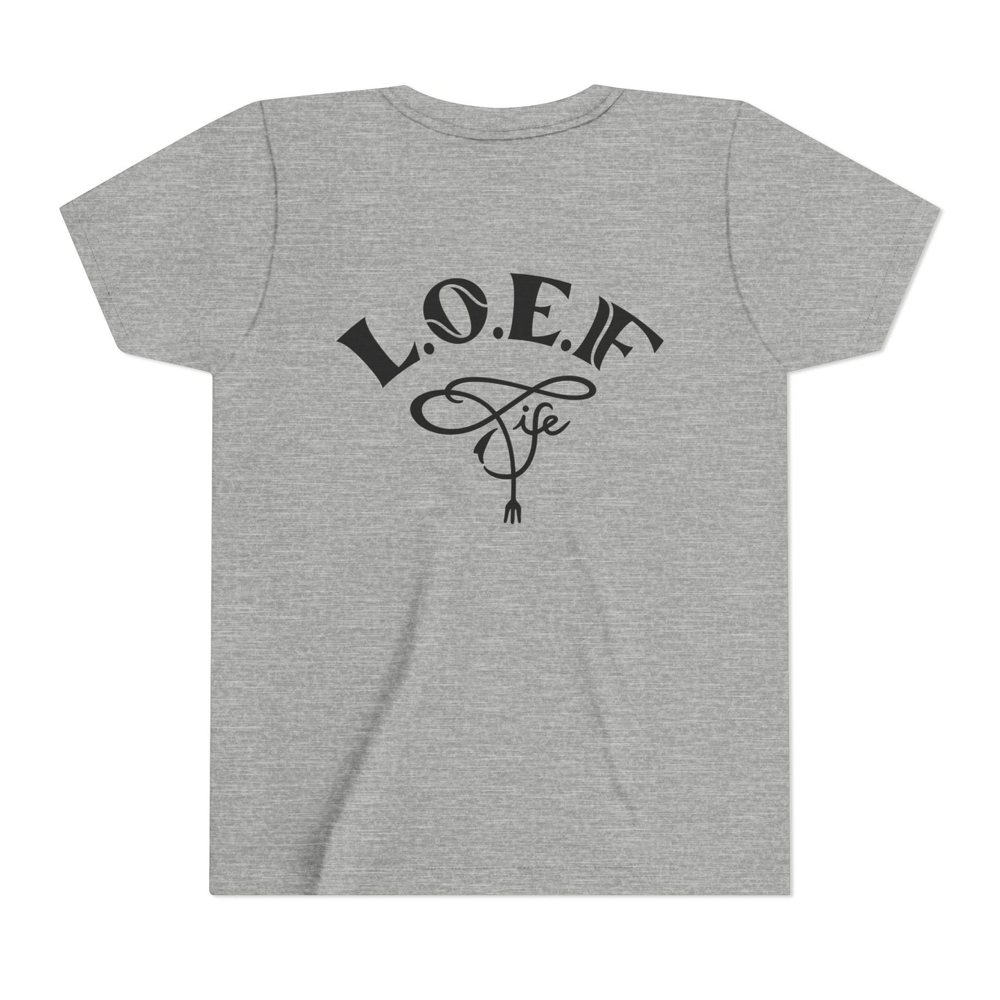 L.O.E.F Foodie 4Life Young Tee Shirt  (Violet)