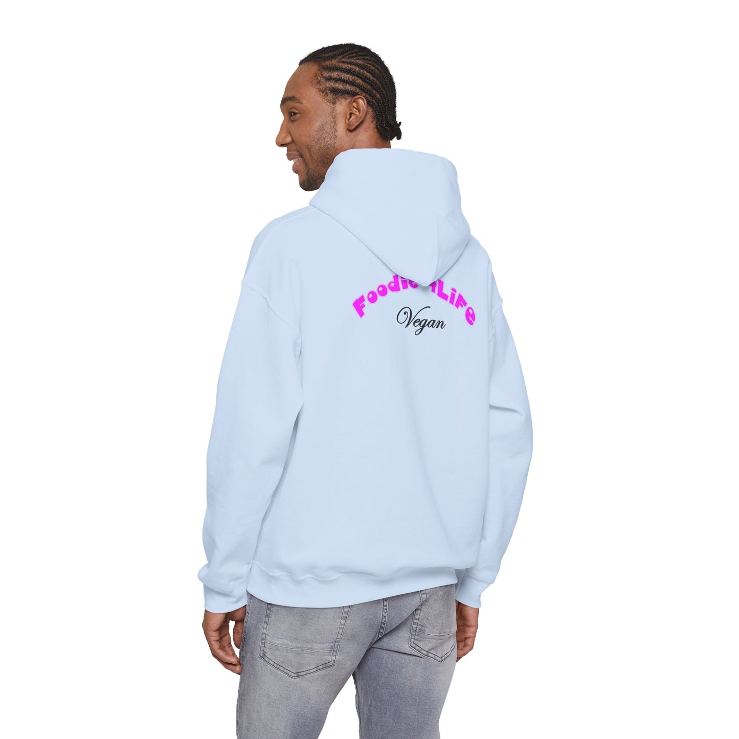 L.O.E.F Foodie 4Life Vegan Hoodie (Fuchsia)