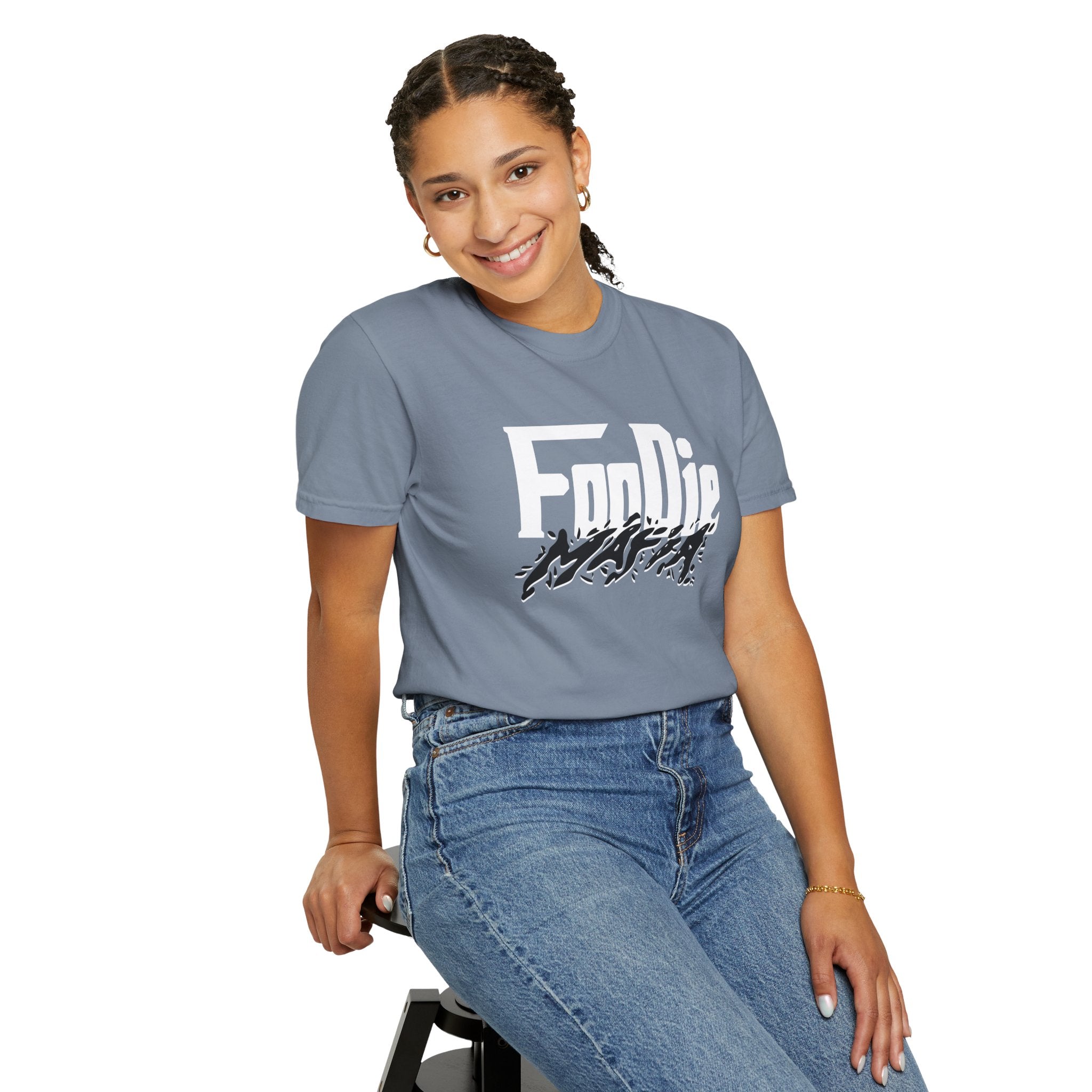 L.O.E.F Foodie Mafia Unisex Tee Shirt  (Black)