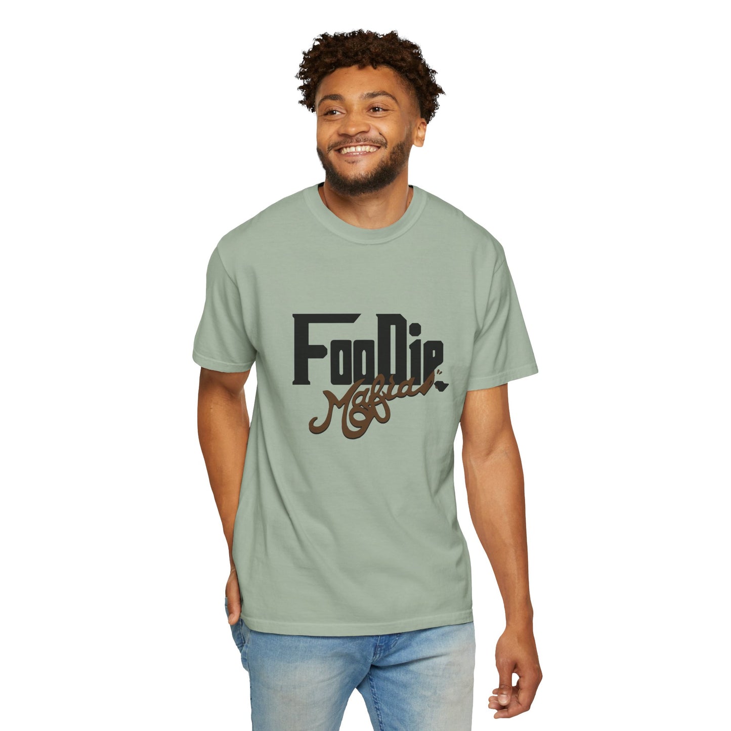 L.O.E.F Foodie Mafia Unisex Tee shirt (Dark Brown)