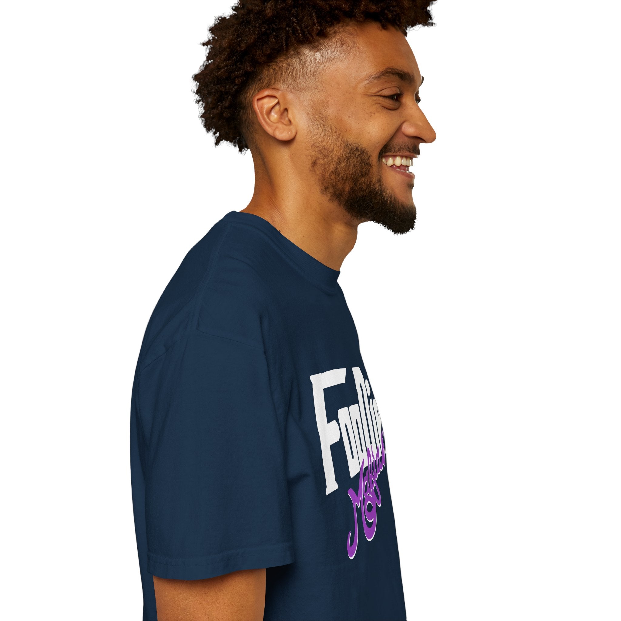 L.O.E.F Foodie Mafia Unisex Tee Shirt  (Purple)