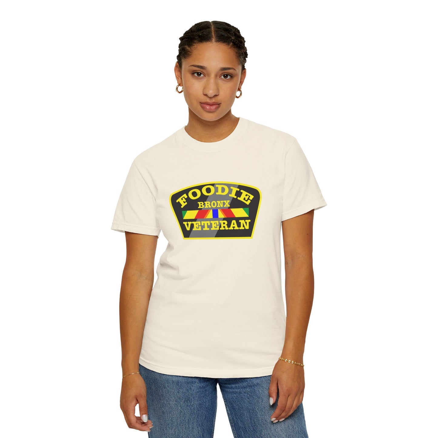 L.O.E.F Foodie Veteran Bronx Unisex Tee Shirt (Yellow)