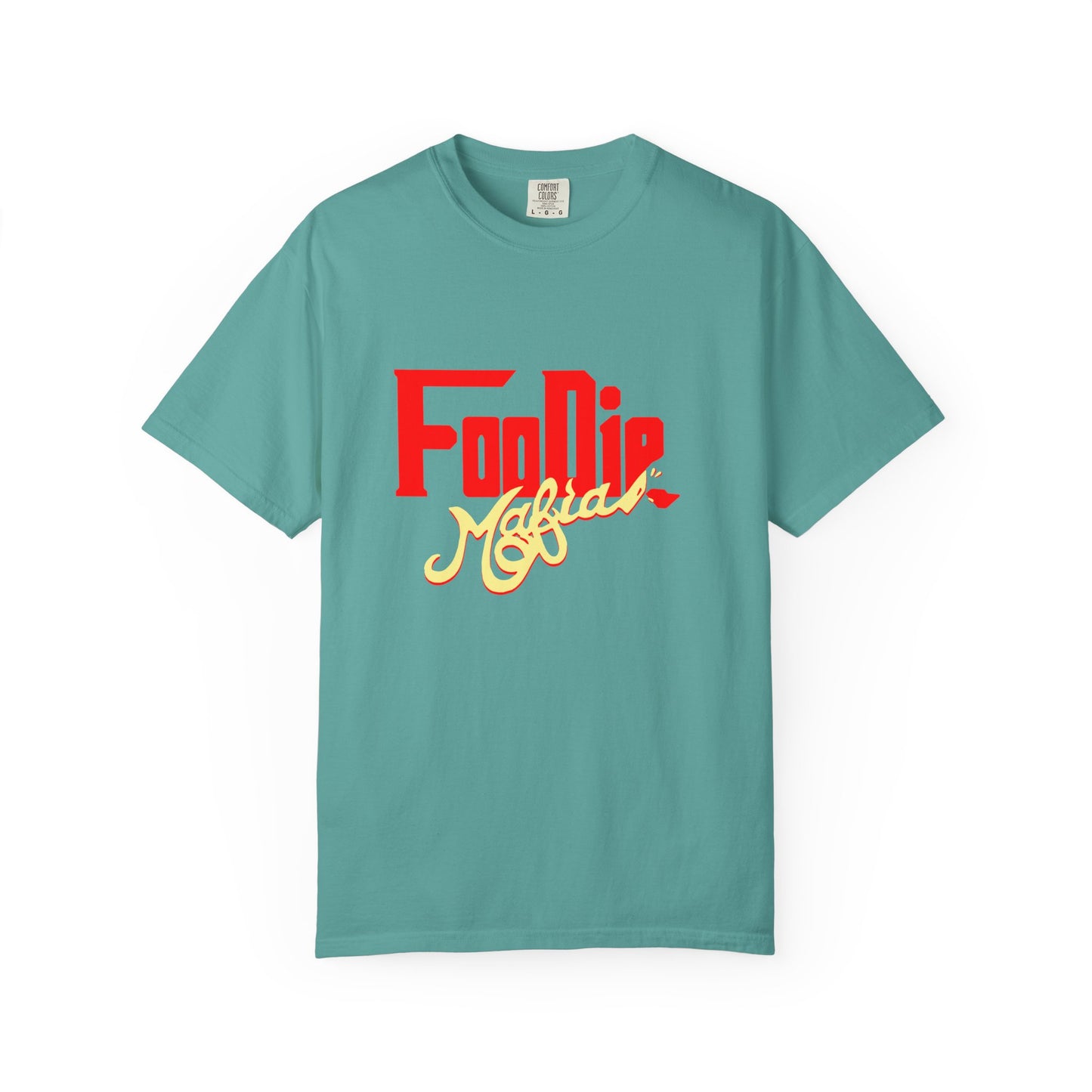 L.O.E.F Red Foodie Mafia Unisex Tee Shirt (Soft Yellow)