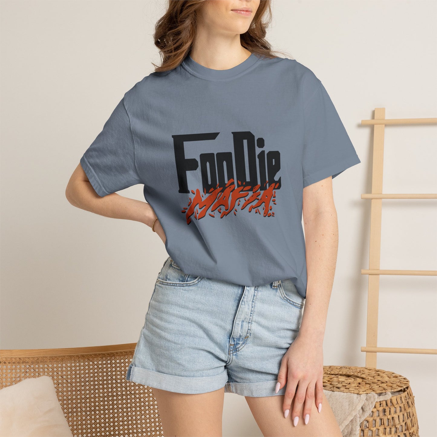 L.O.E.F Foodie Mafia Tee Shirt (Rust)