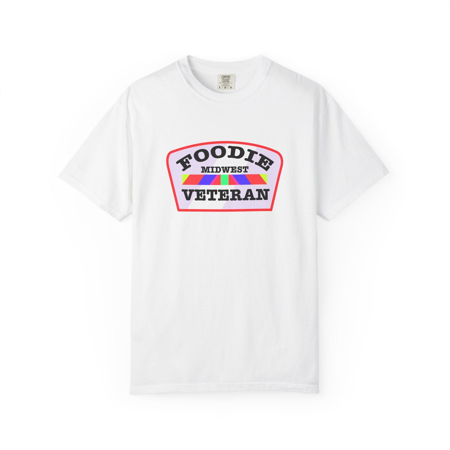 L.O.E.F Foodie Veteran MIDWEST Unisex Tee Shirt (Soft Pink)