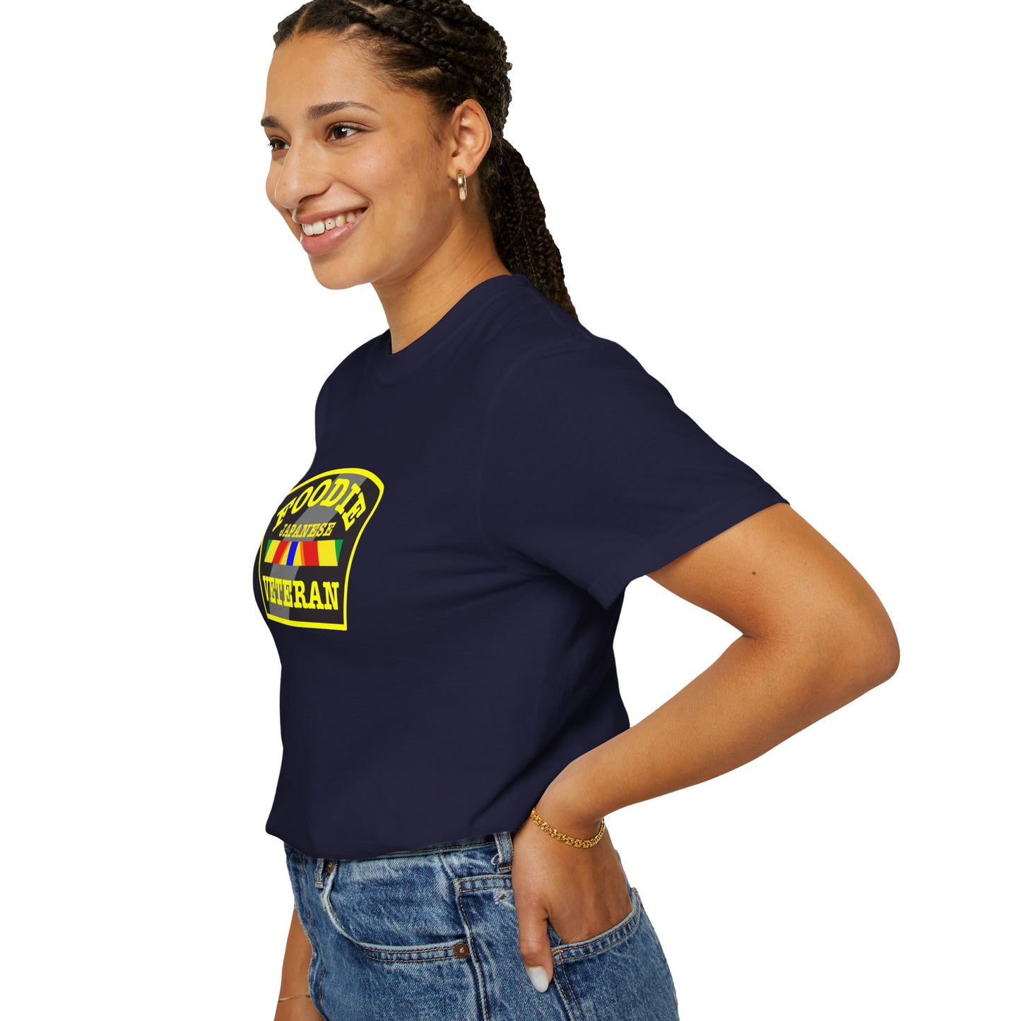 Foodie Veteran Japanese Flag T-Shirt