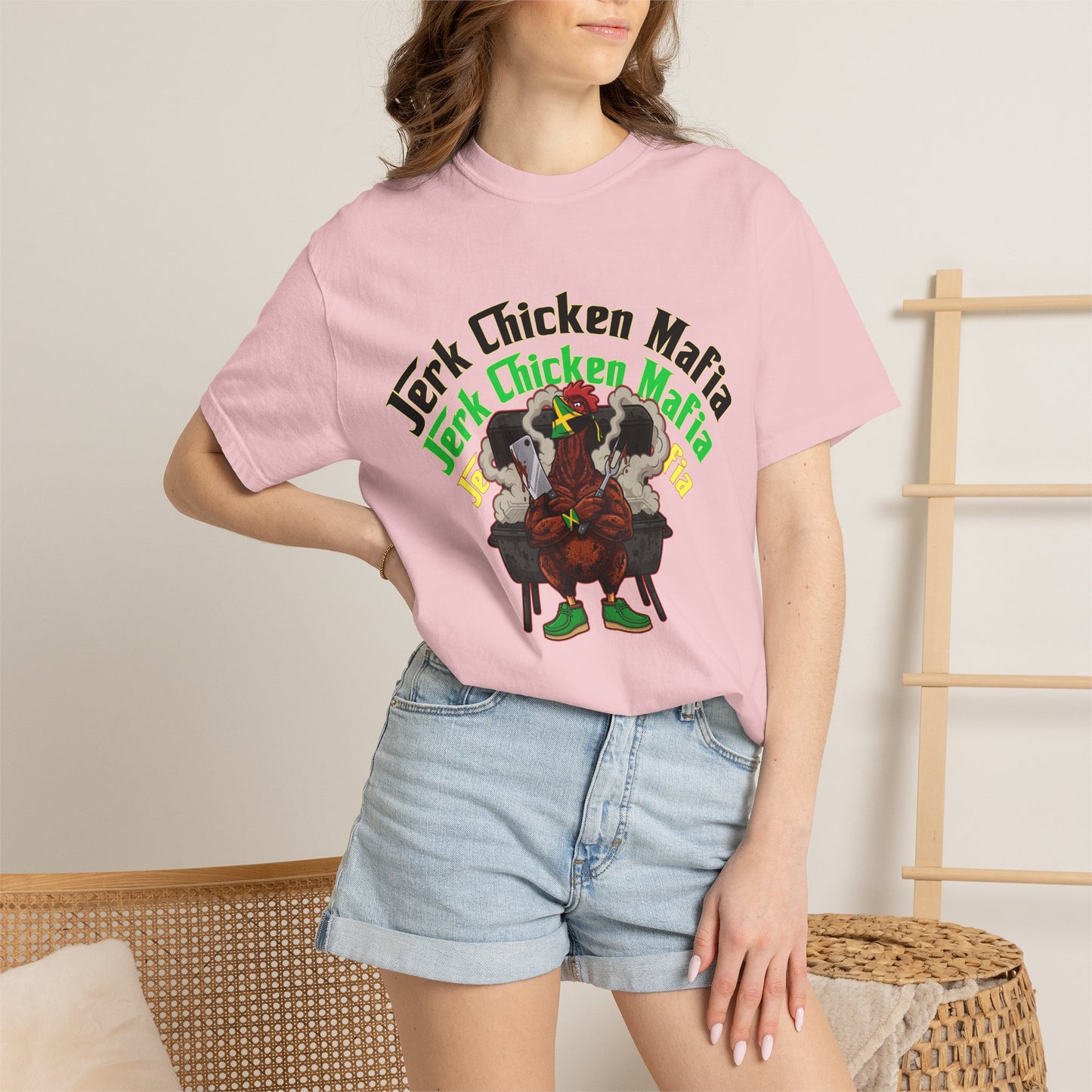 L.O.E.F Jerk Chicken Mafia Unisex Tee Shirt