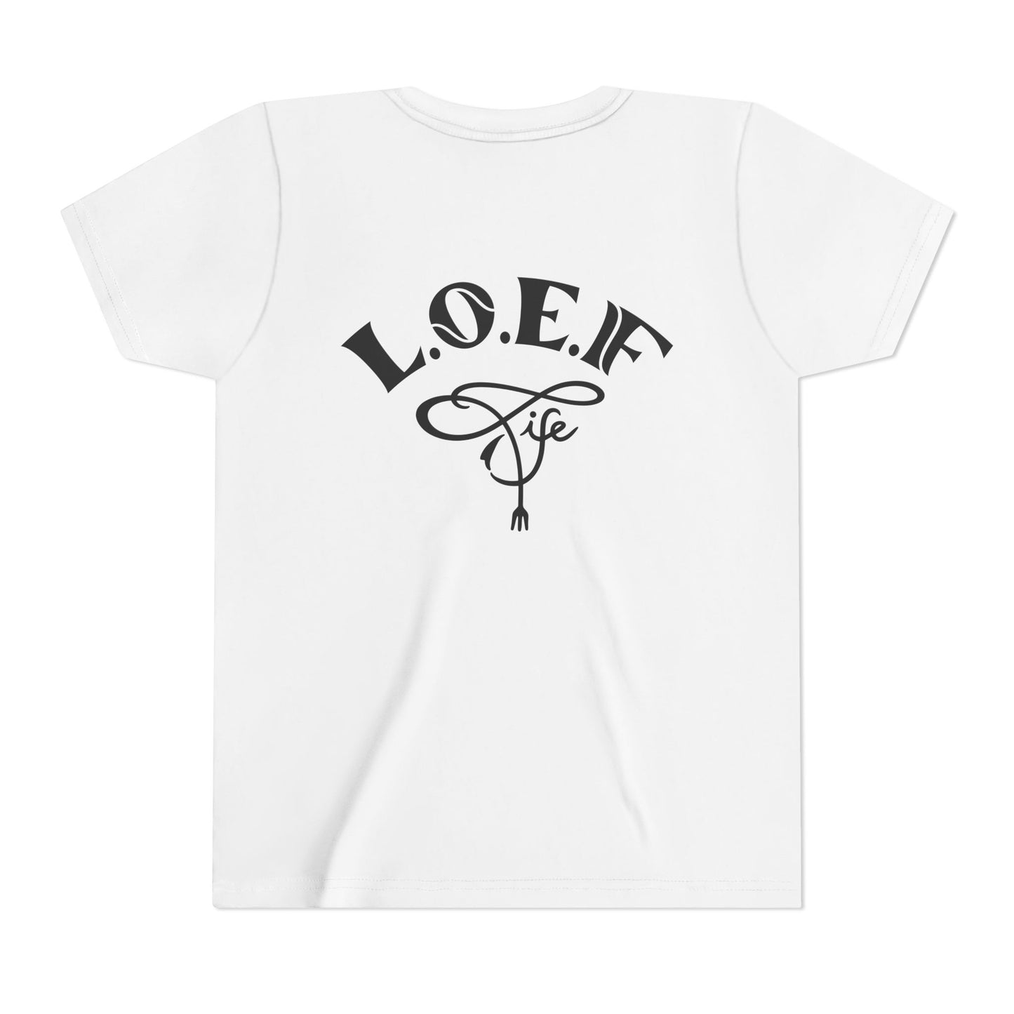 L.O.E.F Foodie 4Life Young Tee Shirt  (Violet)