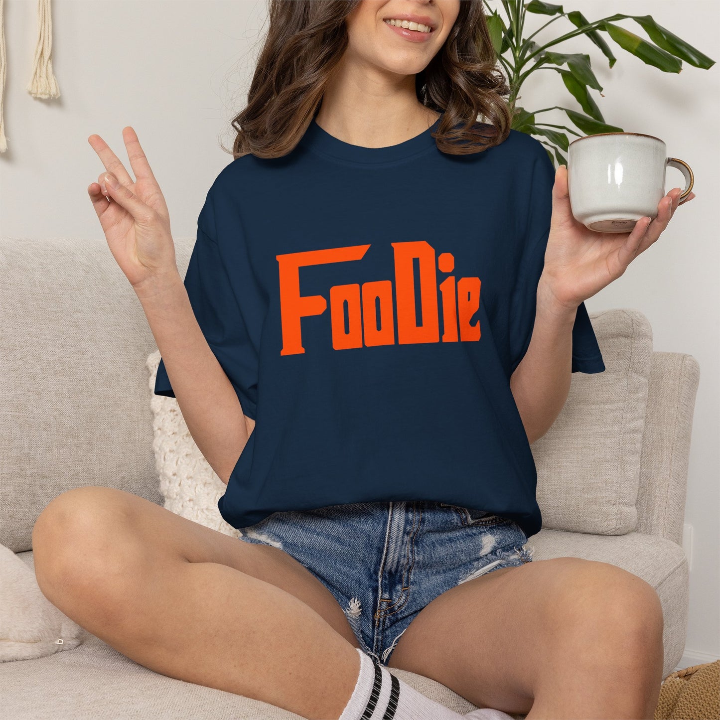 L.O.E.F Foodie Unisex Tee Shirt (Orange)