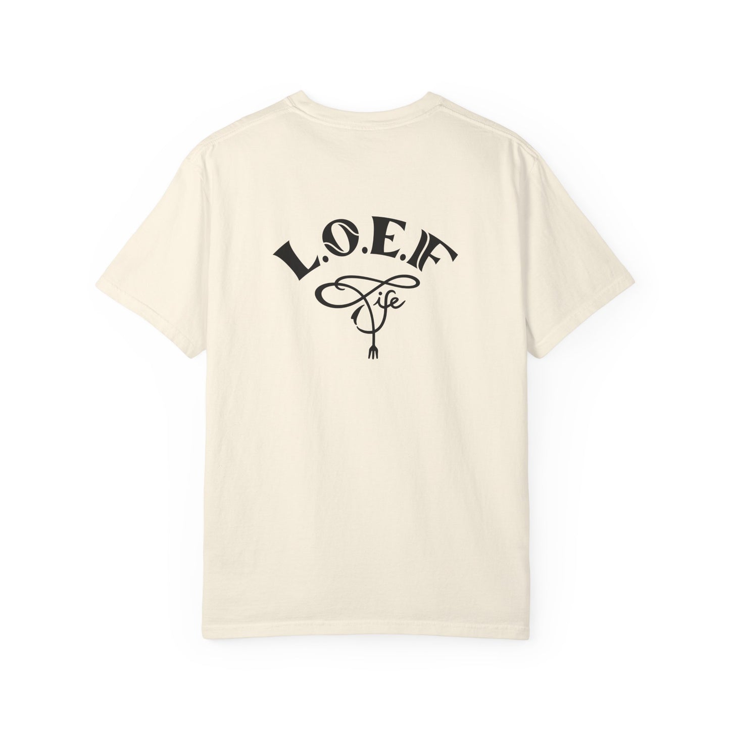 L.O.E.F Foodie Unisex Tee Shirt (Dark Brown)