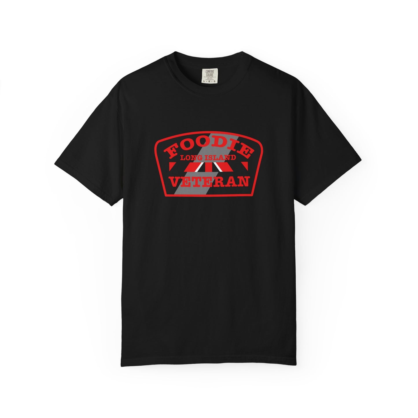 L.O.E.F Foodie Veteran Long Island Unisex Tee Shirt (Red)