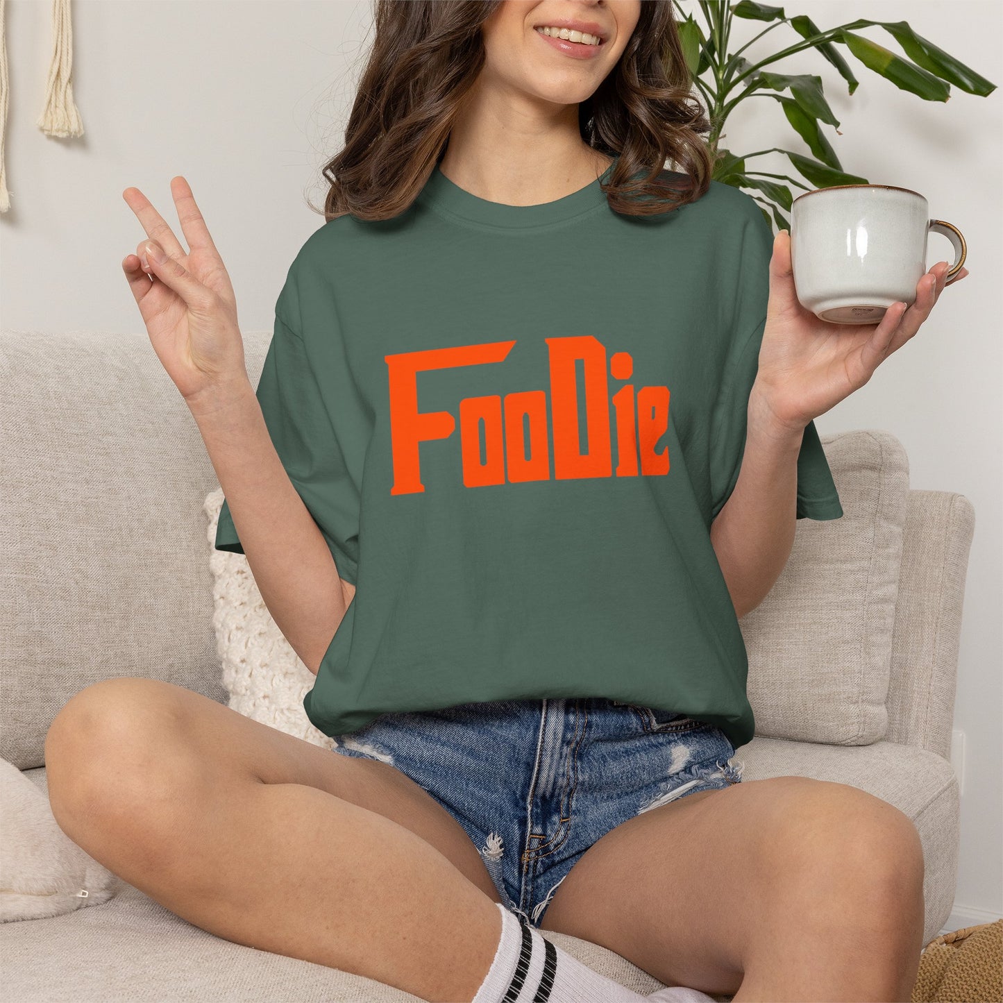 L.O.E.F Foodie Unisex Tee Shirt (Orange)