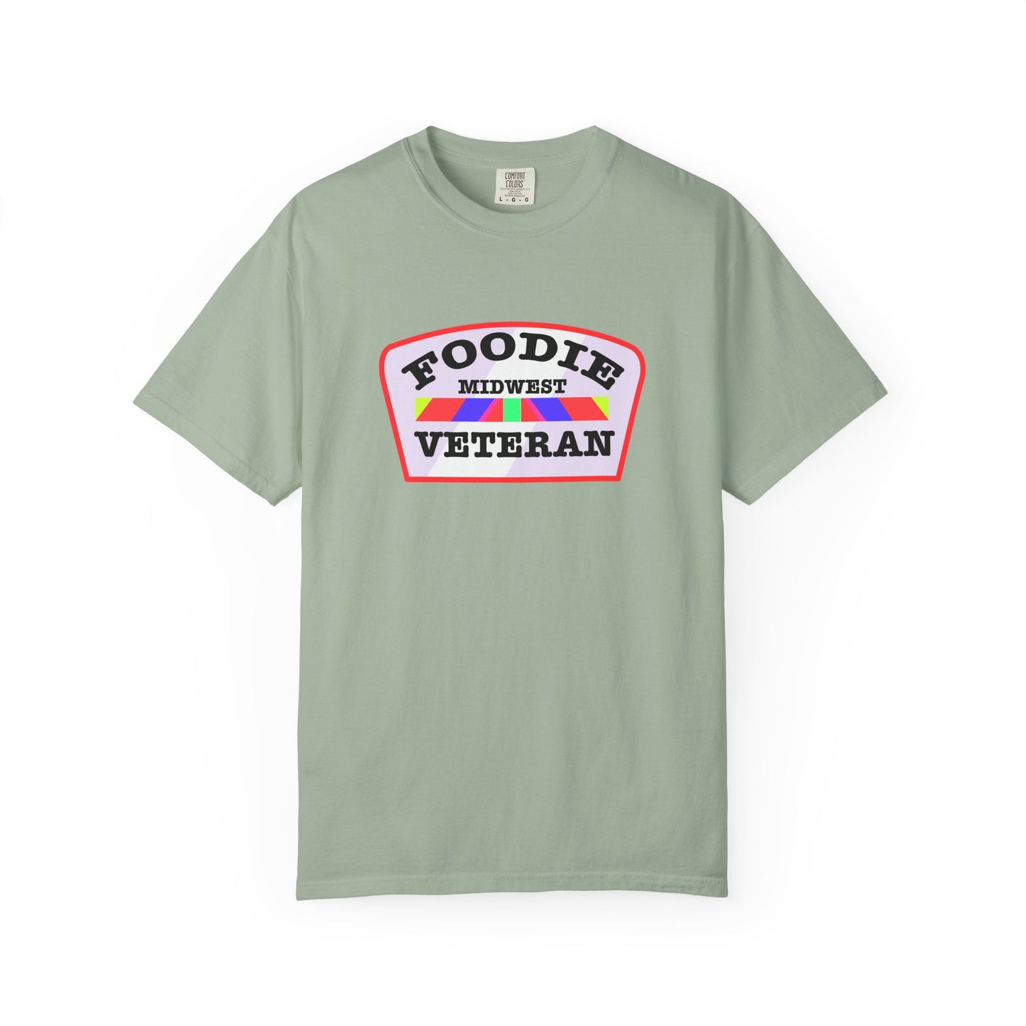 L.O.E.F Foodie Veteran MIDWEST Unisex Tee Shirt (Soft Pink)