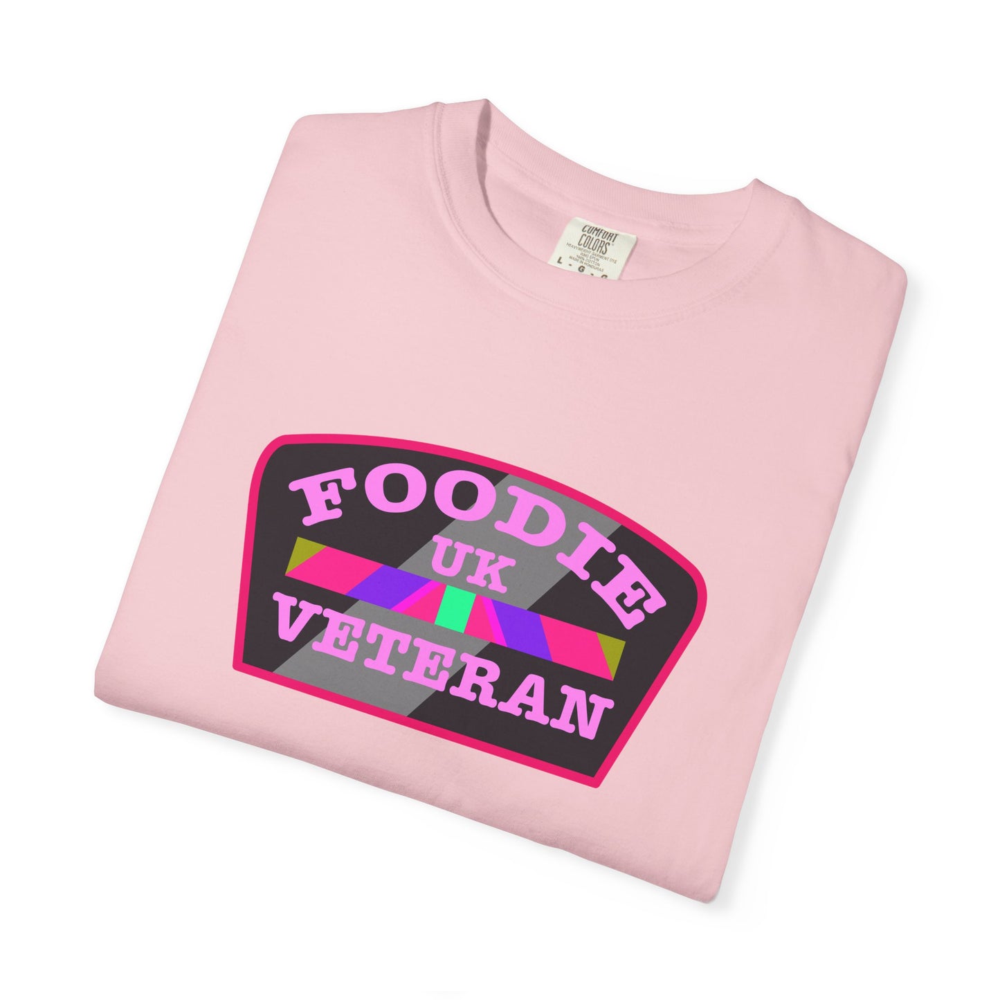 L.O.E.F Foodie Veteran UK Unisex Tee Shirt (Pink)