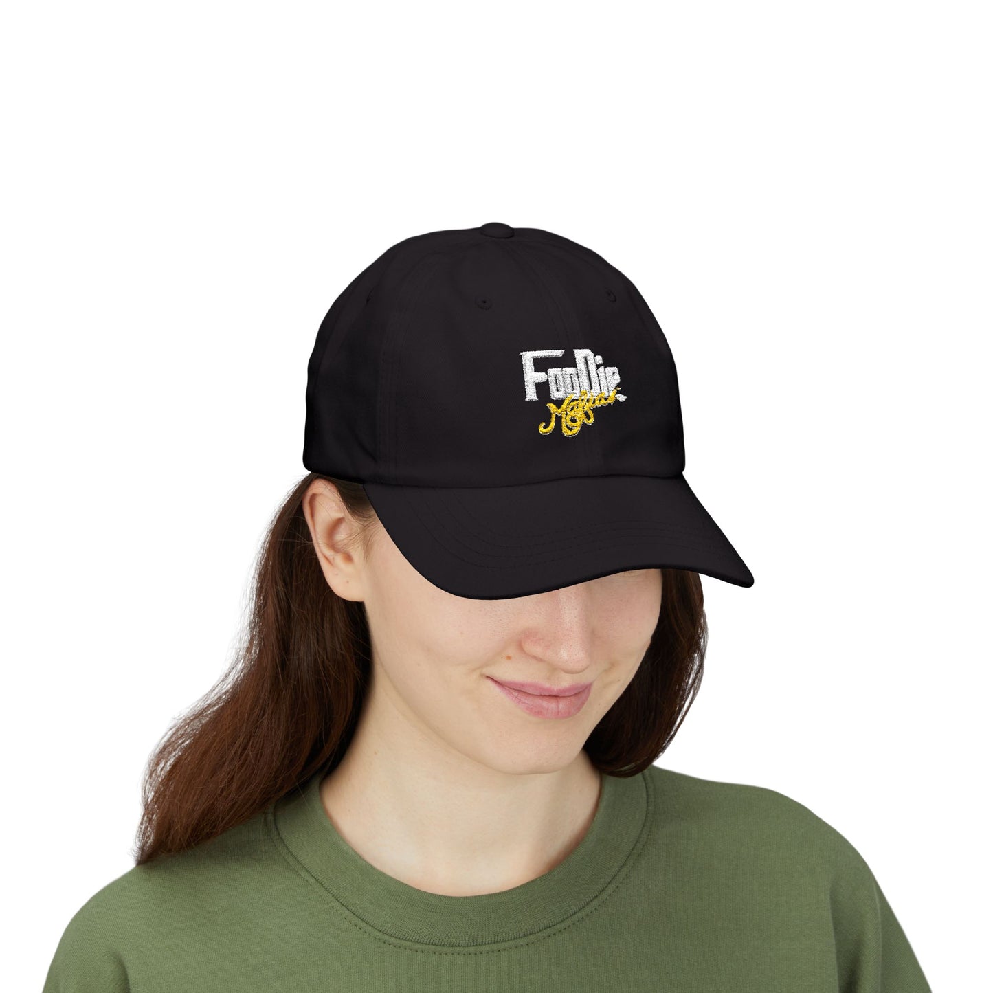 L.O.E.F White Foodie Cap (Bright Yellow)