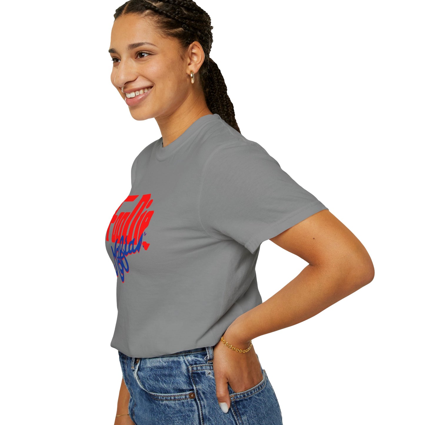 L.O.E.F Red Foodie Mafia Unisex Tee shirt (Cobalt Blue)