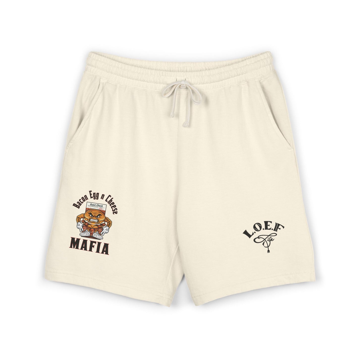 L.O.E.F Bacon Egg n Cheese Mafia Sweat Shorts
