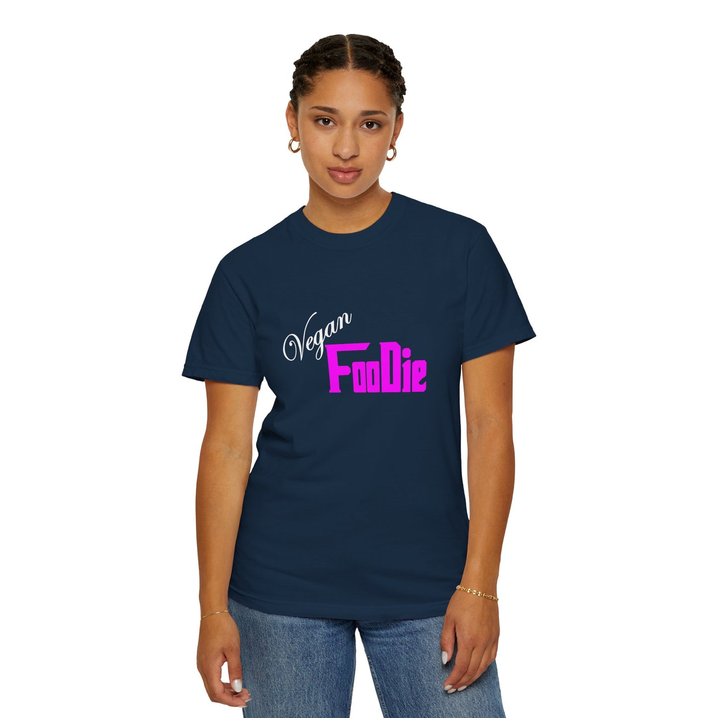 L.O.E.F Unisex Vegan Foodie Tee Shirt (Fuchsia)
