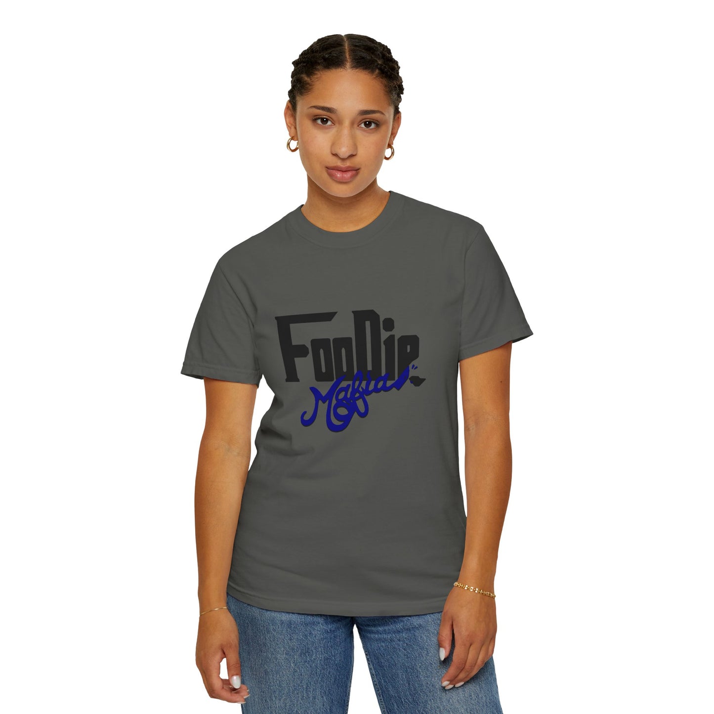 L.O.E.F Foodie Mafia Unisex Tee shirt (Dark Blue)