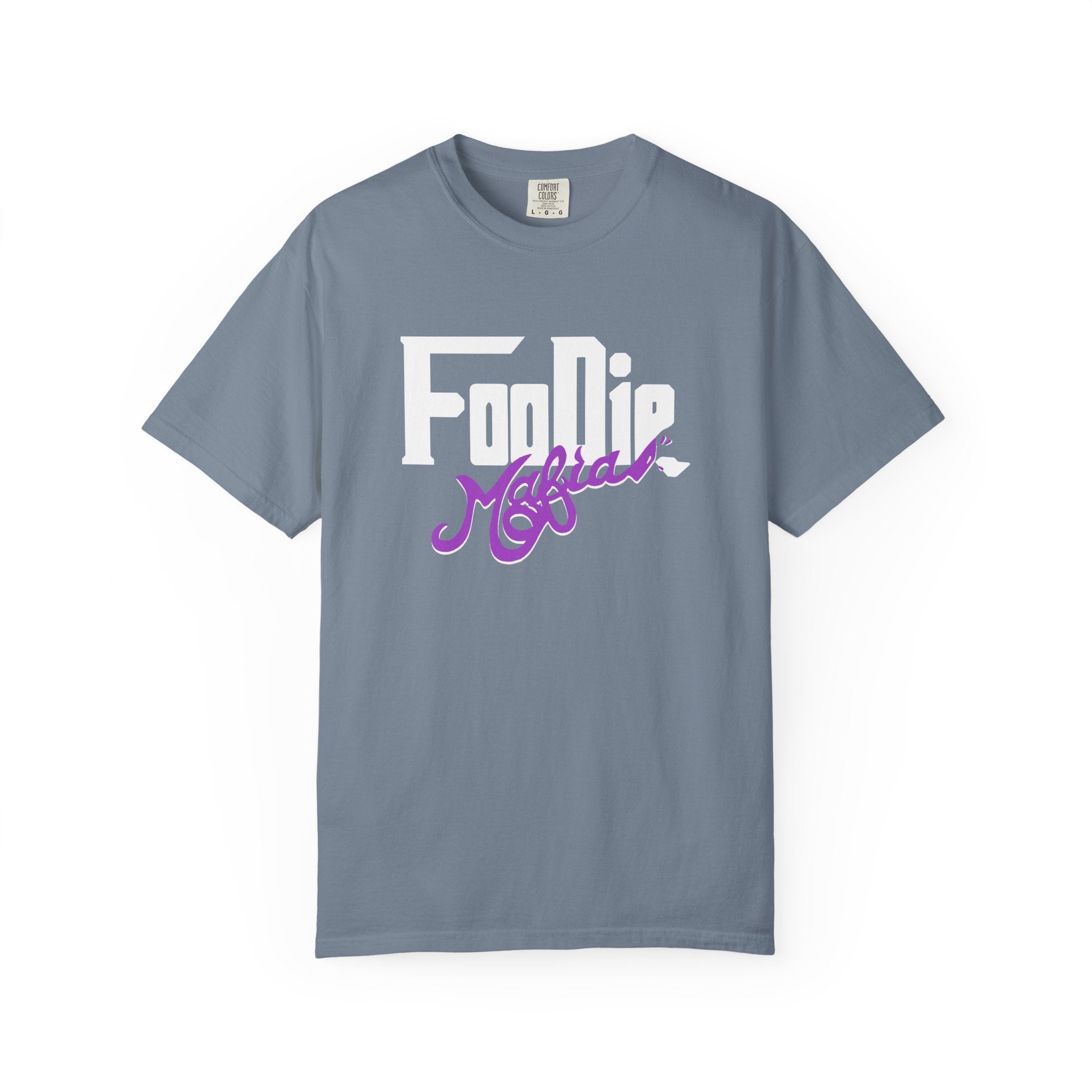L.O.E.F Foodie Mafia Unisex Tee Shirt  (Purple)