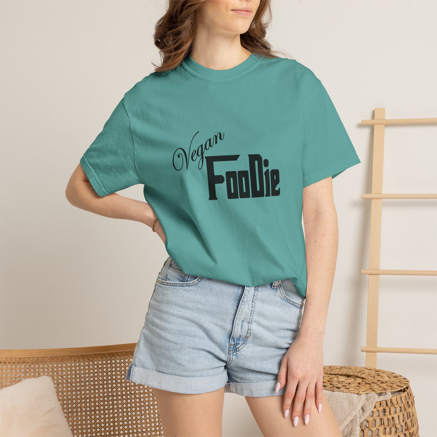 L.O.E.F Unisex Vegan Foodie Tee Shirt (Black)