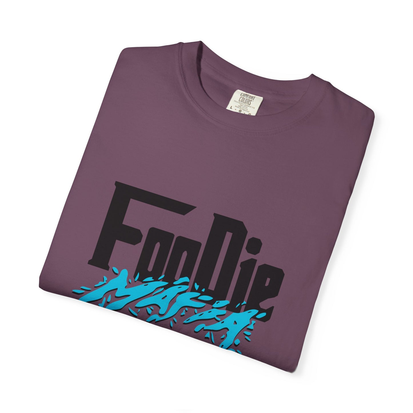 L.O.E.F Foodie Mafia Unisex Tee Shirt (Aqua Blue)