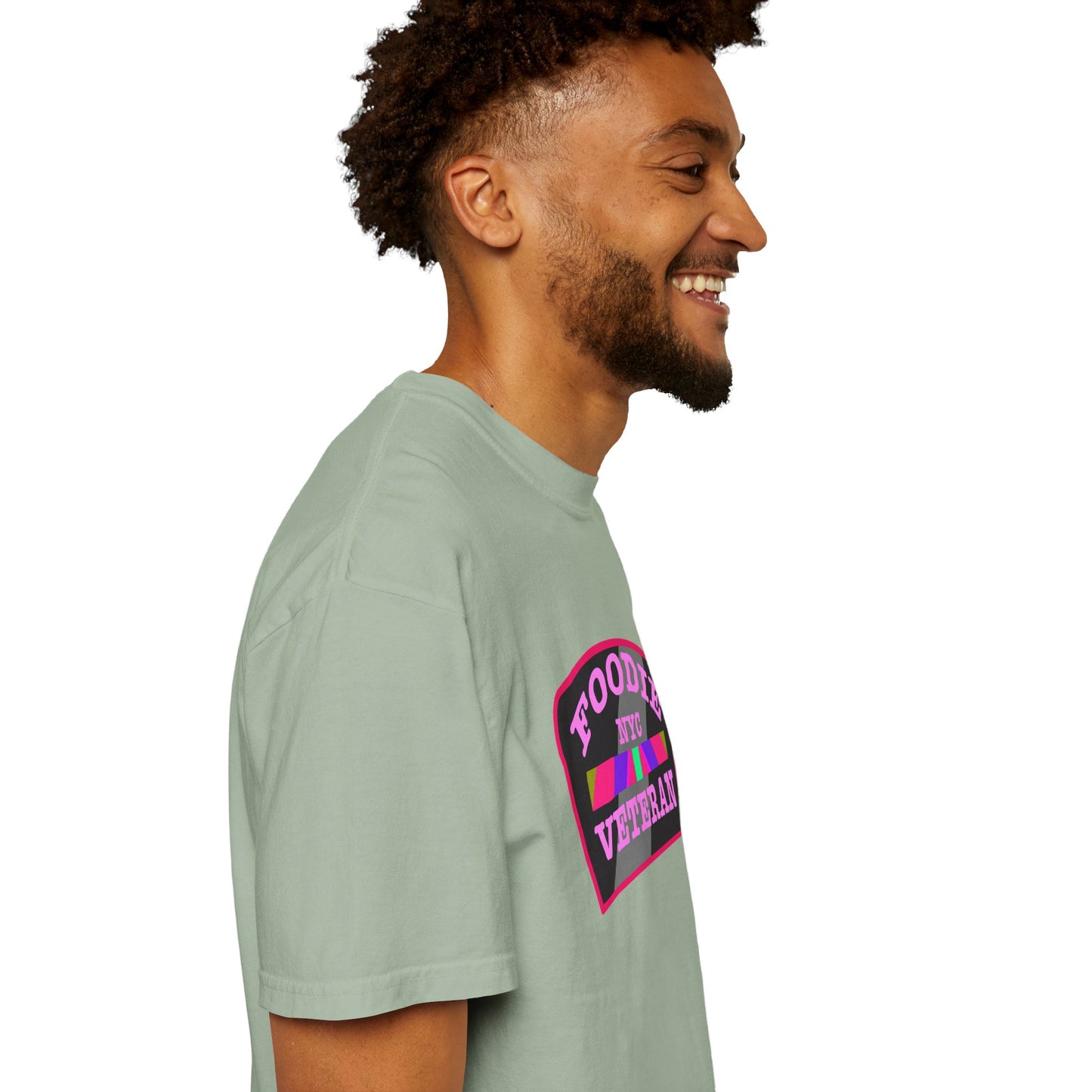 L.O.E.F Foodie Veteran NYC Unisex Tee Shirt (Pink)