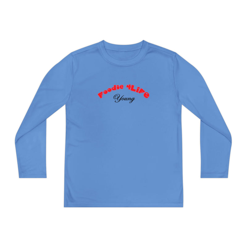 L.O.E.F Foodie 4Life Young Long Sleeve Tee  (Fiery Red)