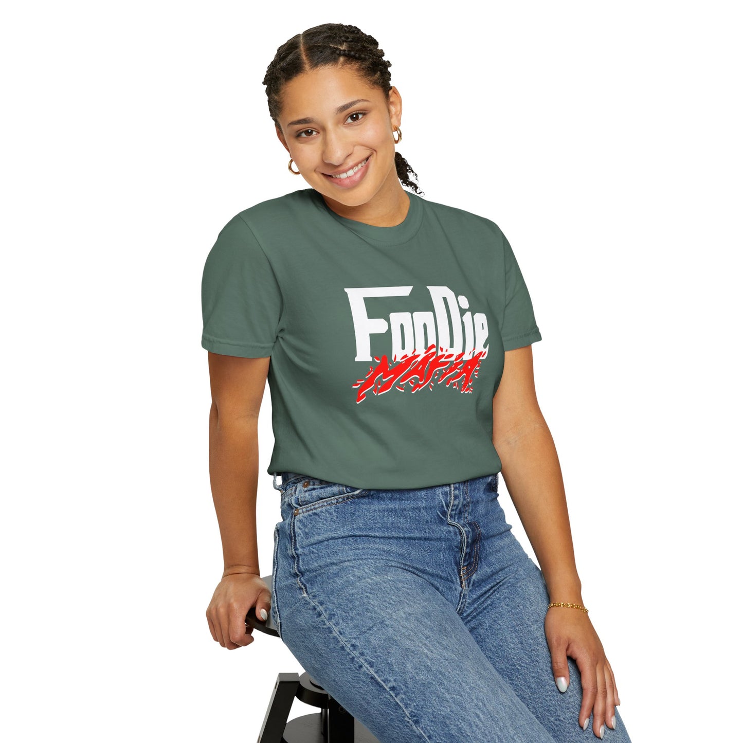 L.O.E.F Foodie Mafia Unisex Tee Shirt  (Red)