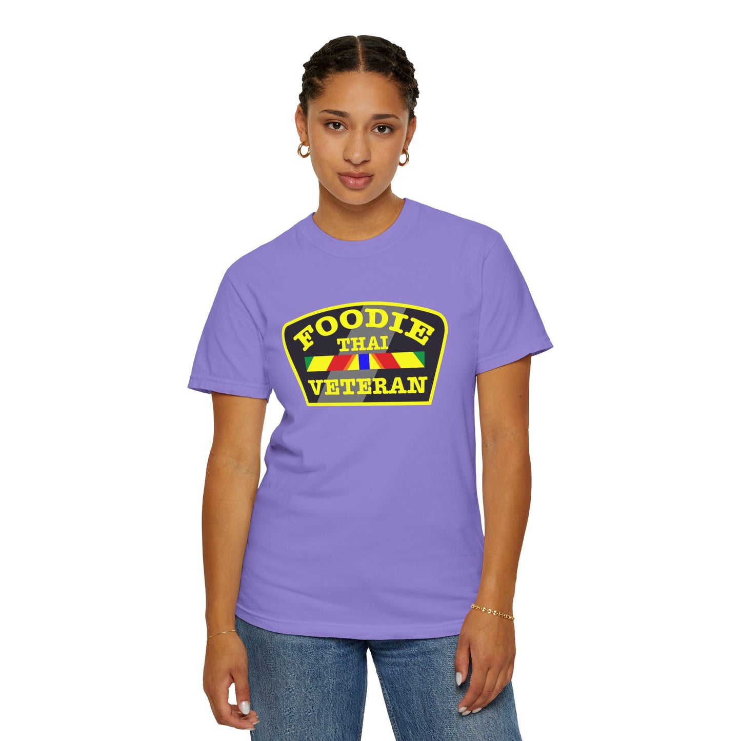L.O.E.F Foodie Veteran THAI Unisex Tee Shirt (Yellow)