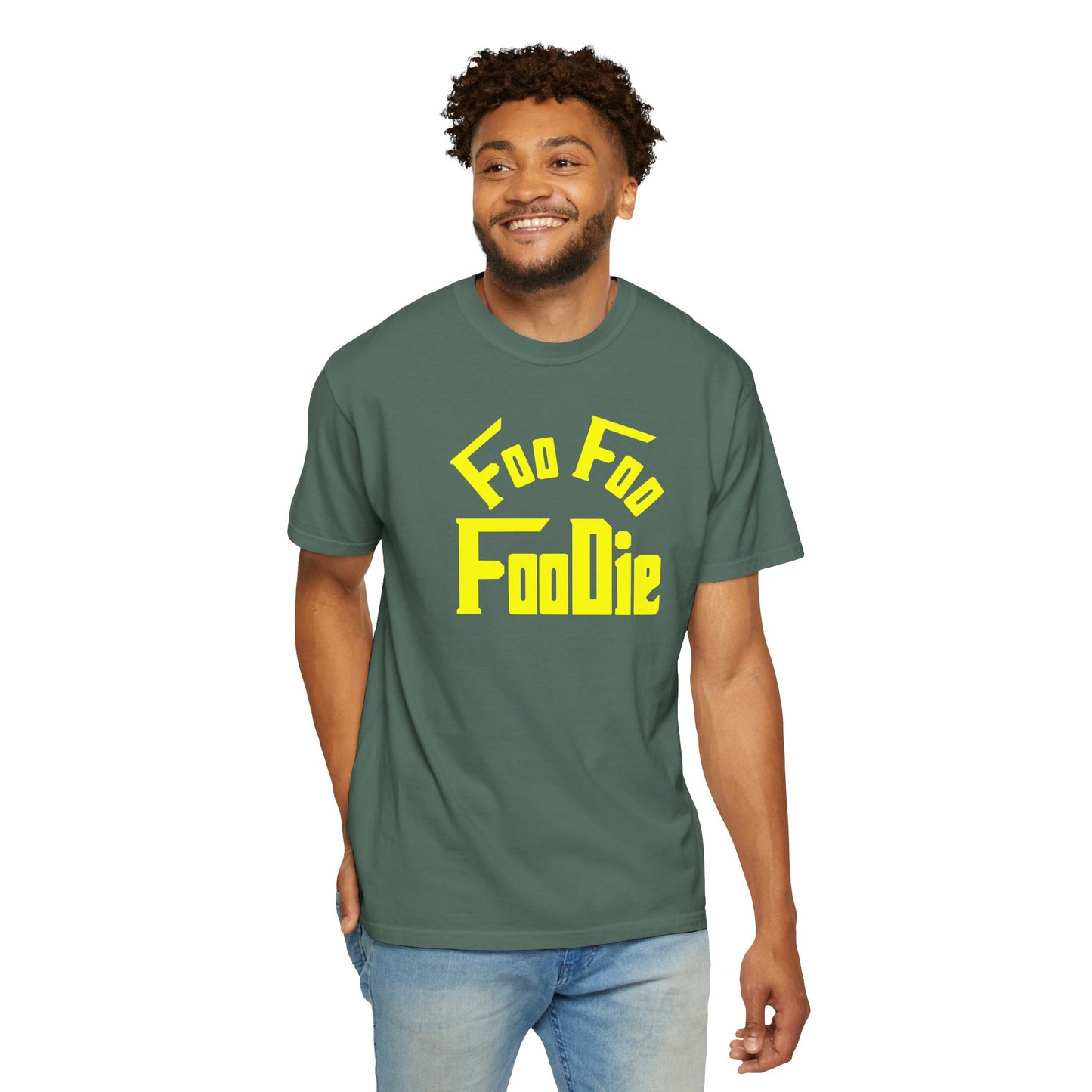 L.O.E.F FOO FOO FOODIE Unisex Tee shirt (Yellow)