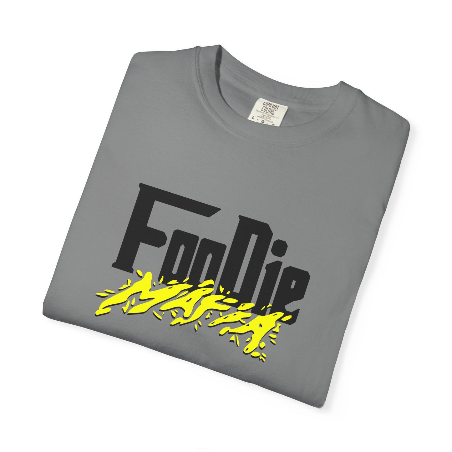 L.O.E.F Foodie Mafia Unisex Tee Shirt (Bright Yellow)
