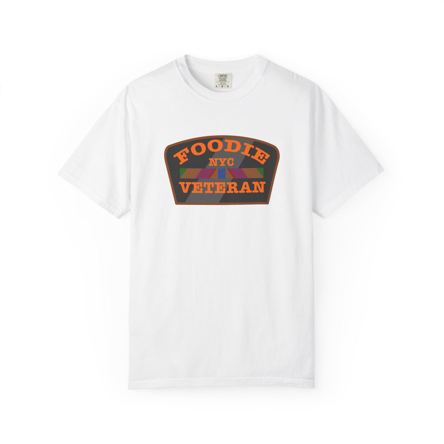 L.O.E.F Foodie Veteran NYC Unisex Tee Shirt (Orange)