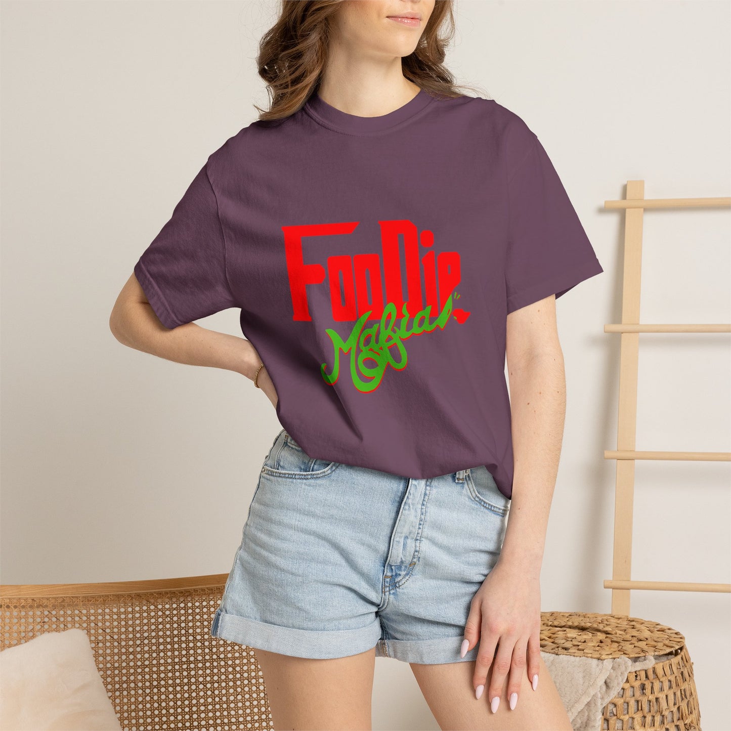 L.O.E.F Red Foodie Mafia Unisex Tee Shirt (Kelly Green)