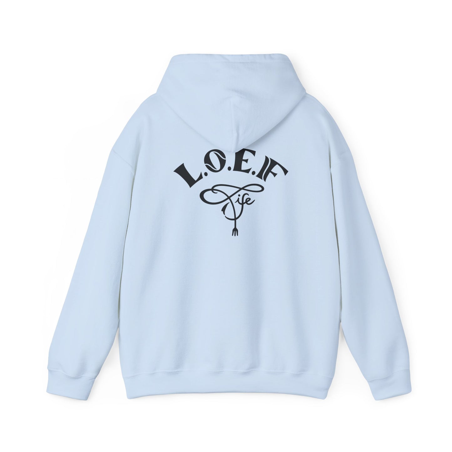 L.O.E.F Foodie 4Life Vegan Hoodie (Rust)