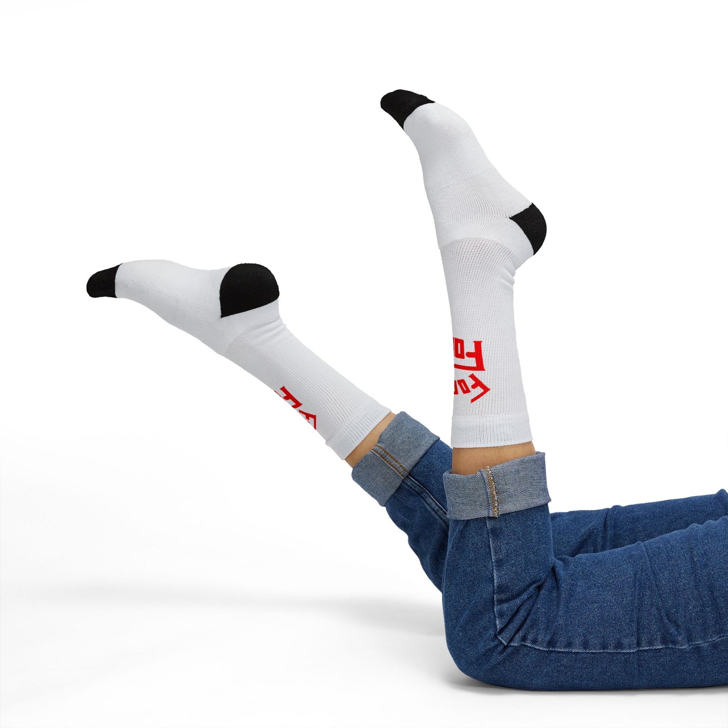 L.O.E.F Foo Foo Foodie Socks (Fiery Red)