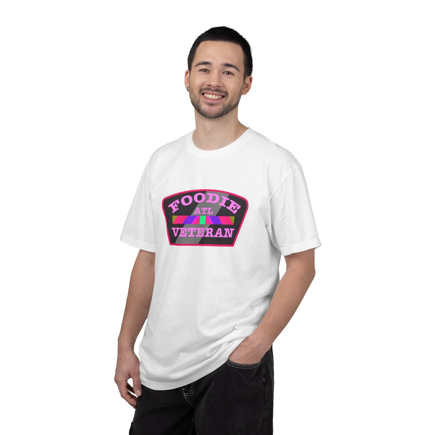 L.O.E.F Foodie Veteran ATL Unisex Tee Shirt (Pink)