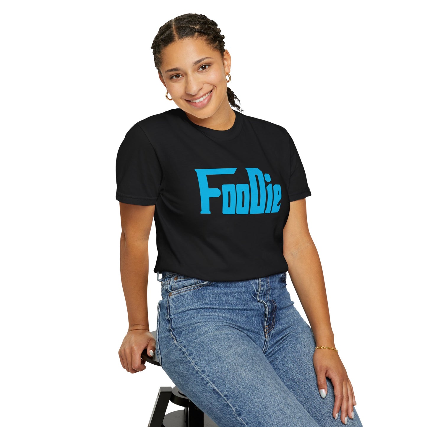 L.O.E.F Foodie Unisex Tee Shirt (Sky Blue)