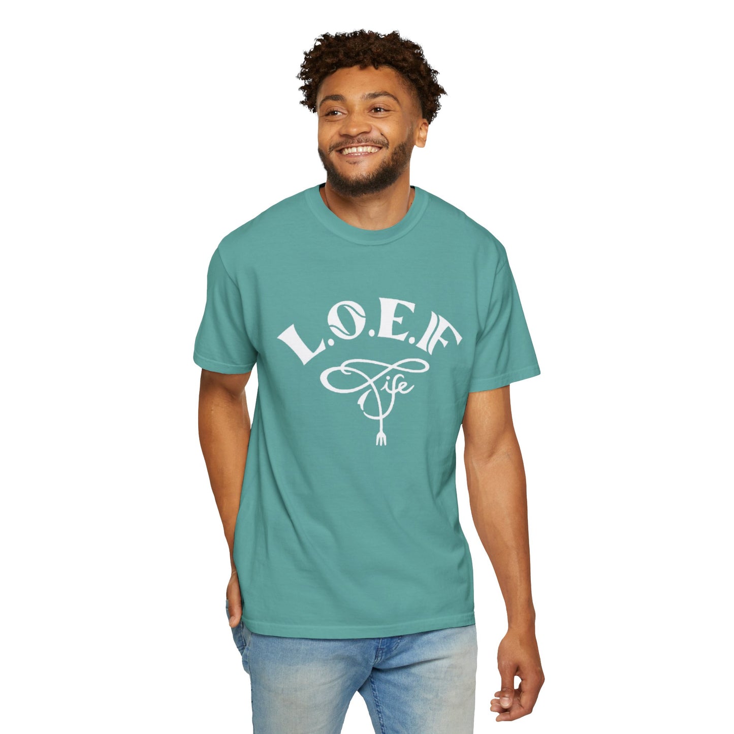 L.O.E.F Life Unisex Tee Shirt (White)