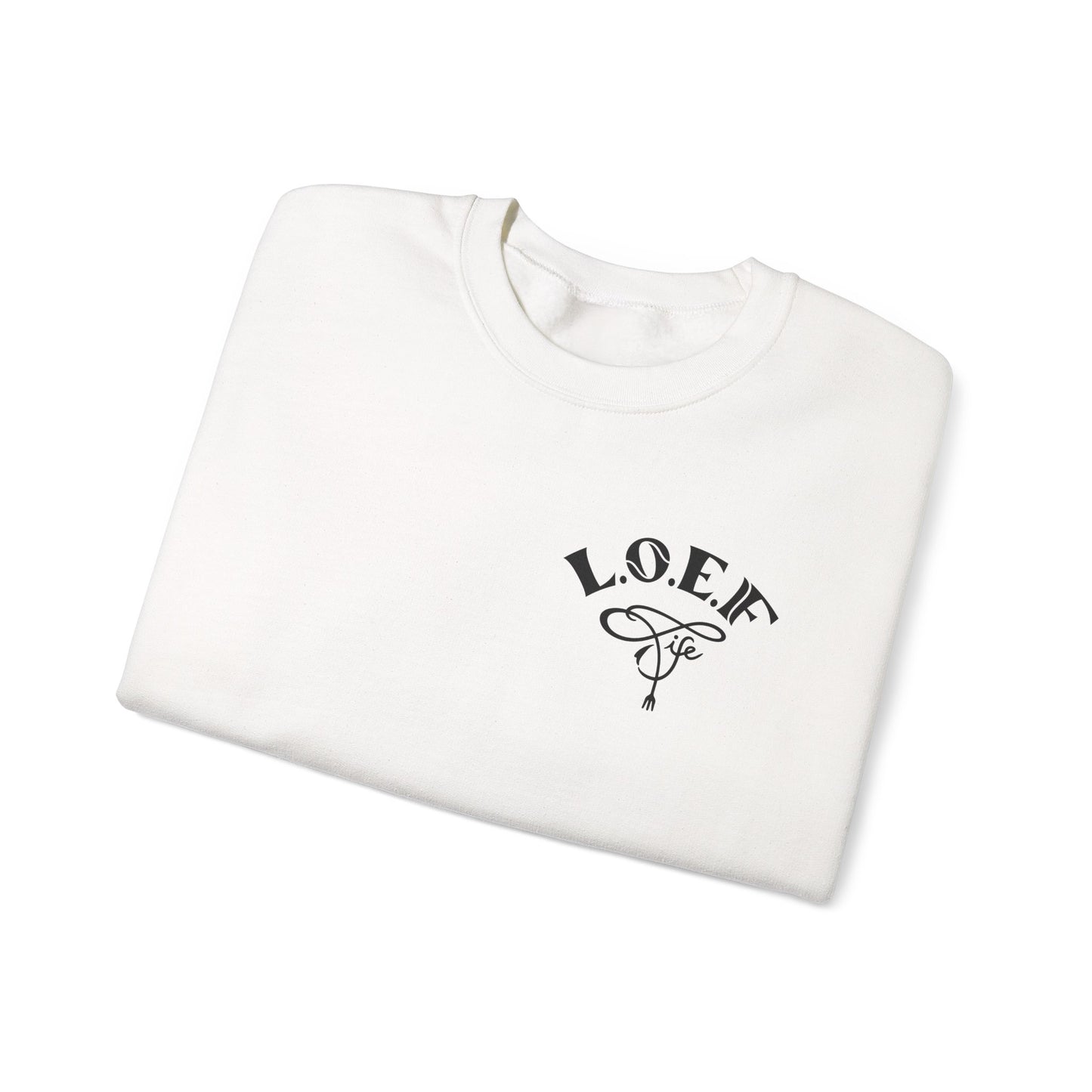 L.O.E.F Foodie 4Life Vegan Sweatshirt (Black)