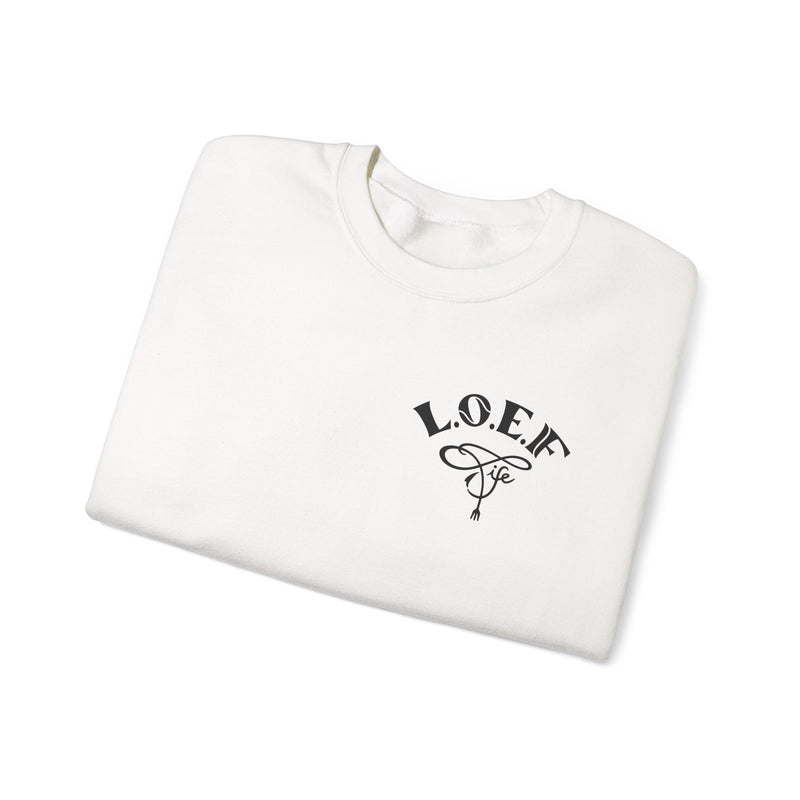 L.O.E.F Foodie 4Life Vegan Sweatshirt (Black)